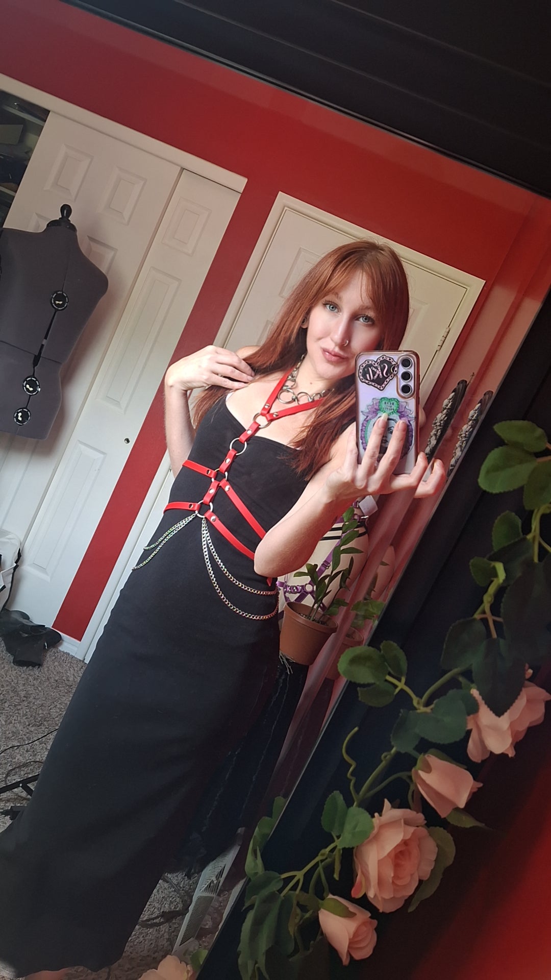 Selene harness faux or leather