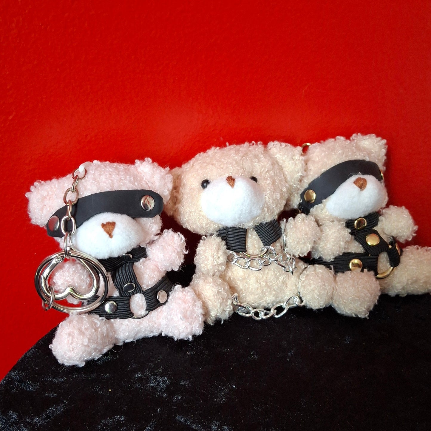 Bondage bear keychain