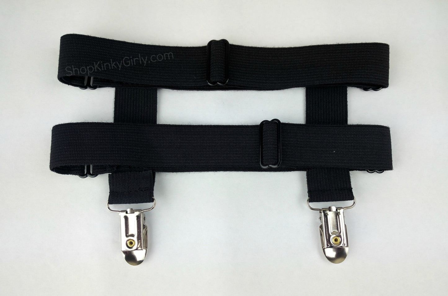 Pair of plain Jane garters - adjustable - KinkyGirly - 3