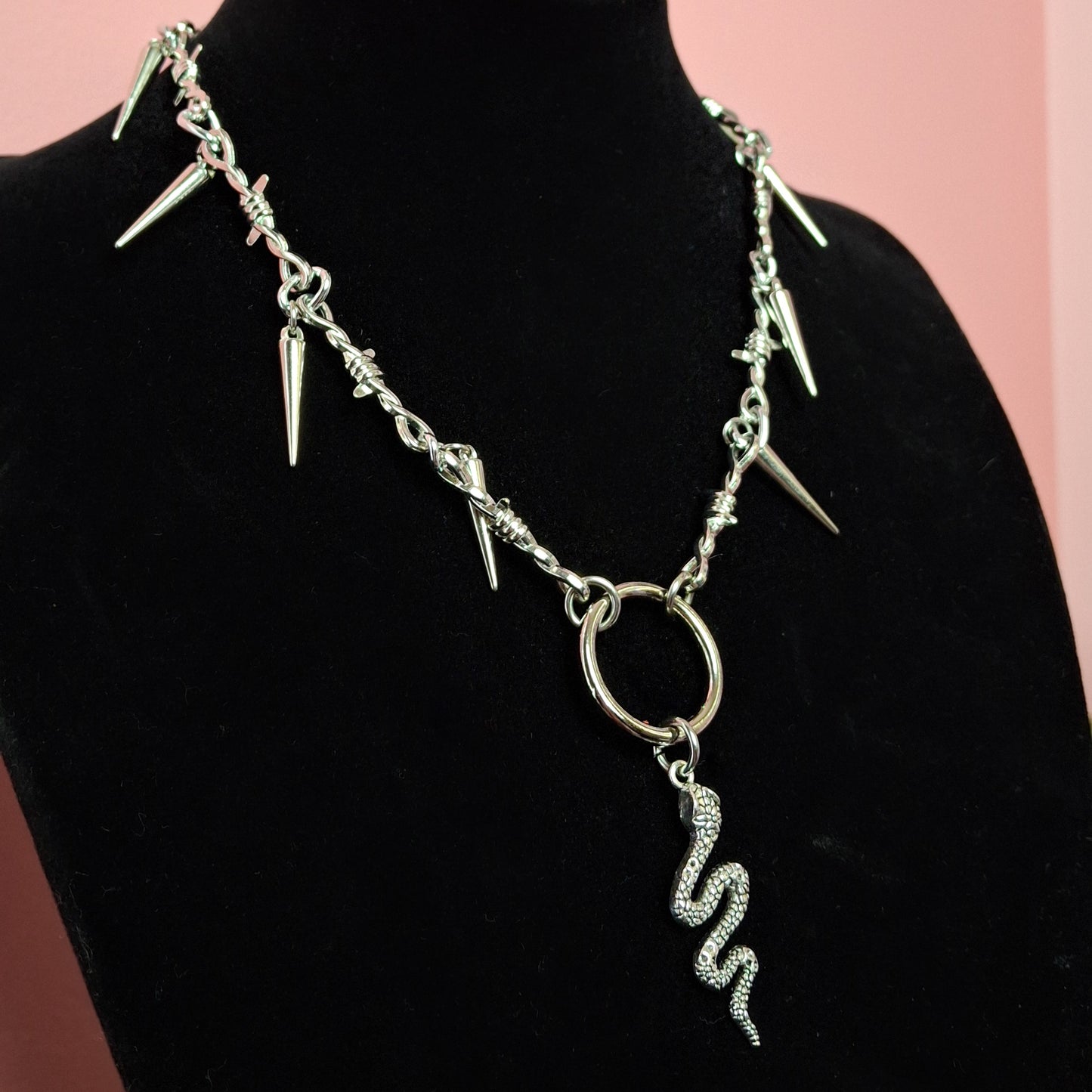 Snake necklace - ready to ship