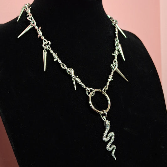 Snake necklace - ready to ship