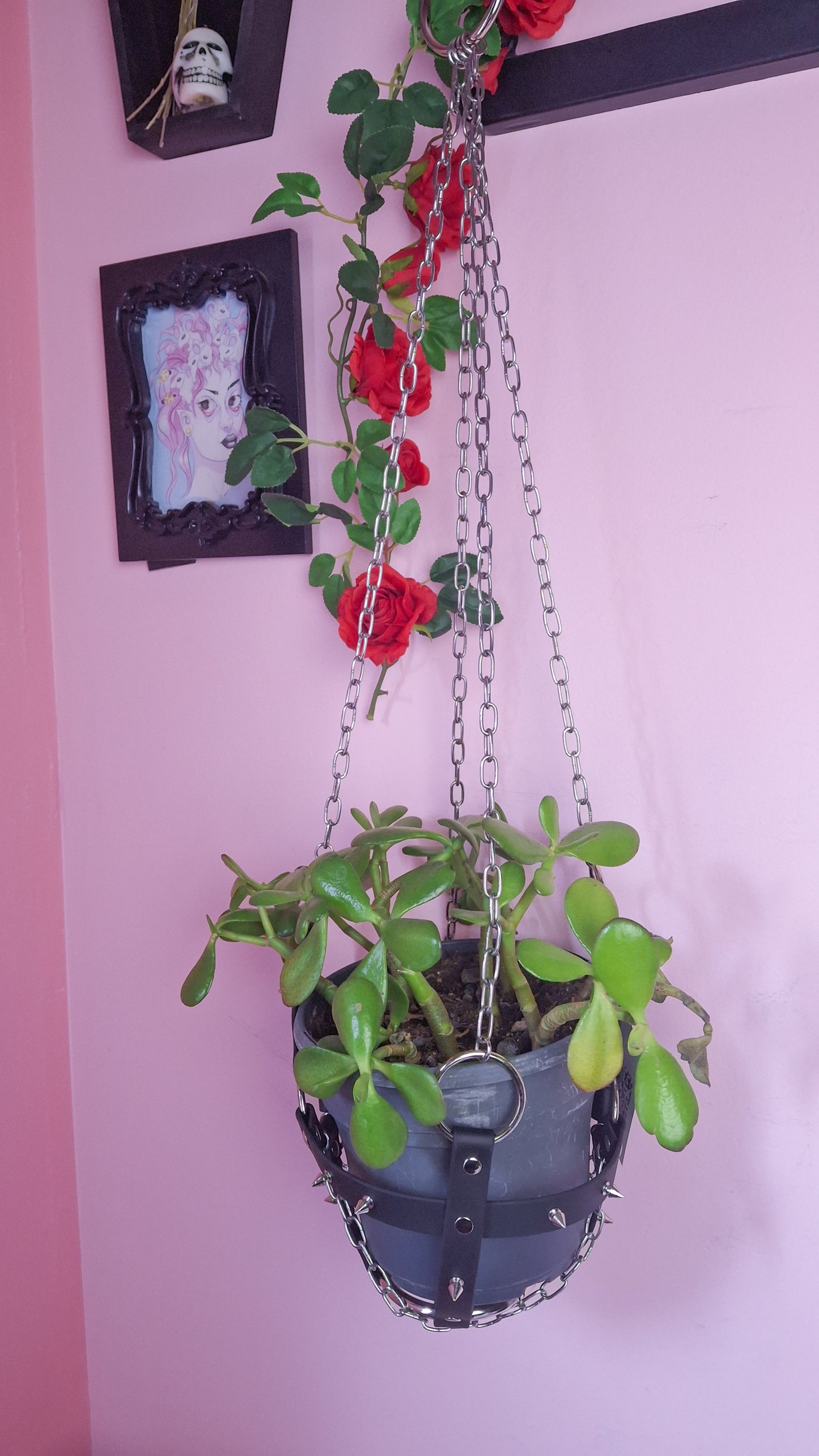 Bondage plant hanger