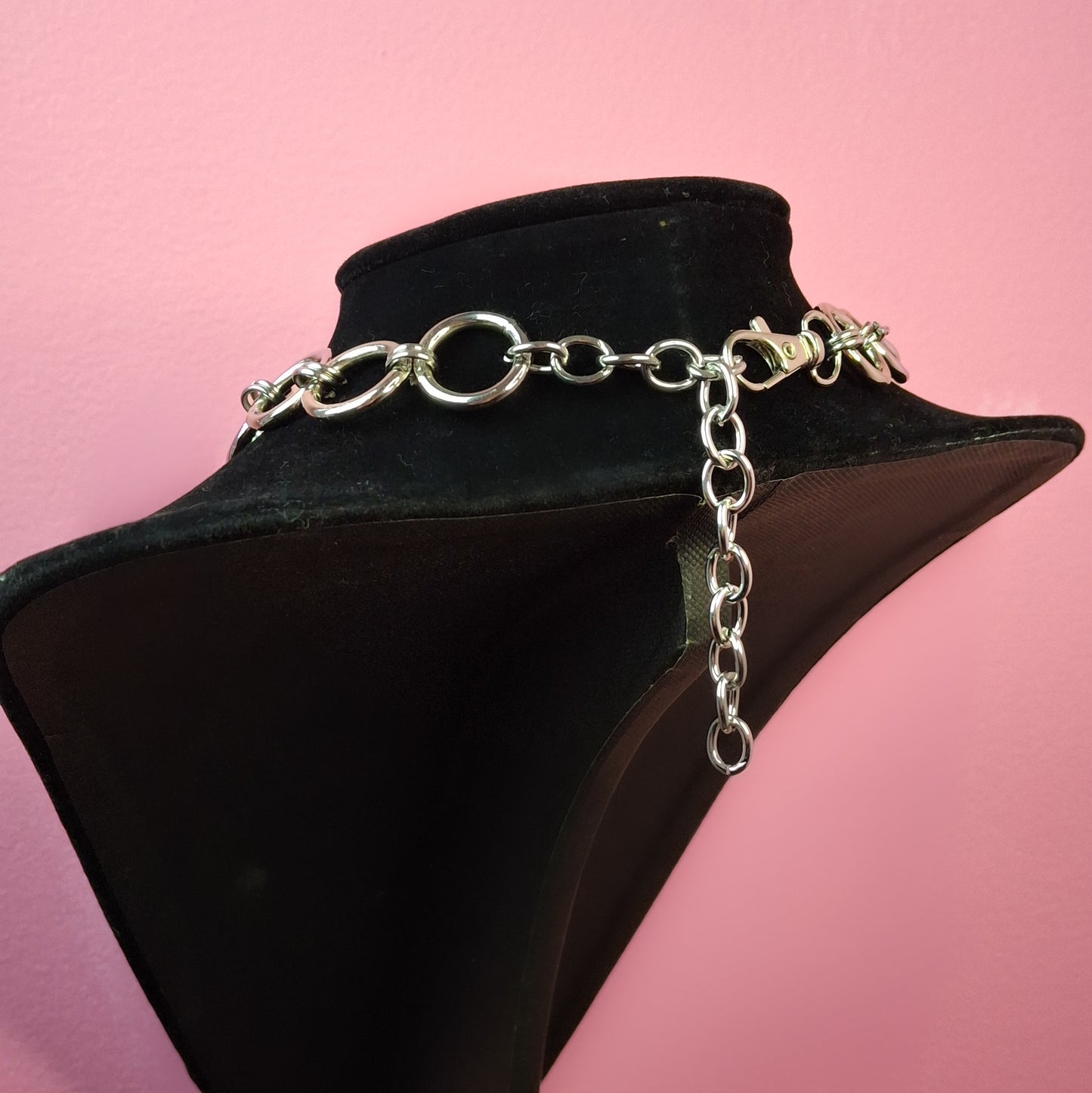 Juno chainmail choker necklace
