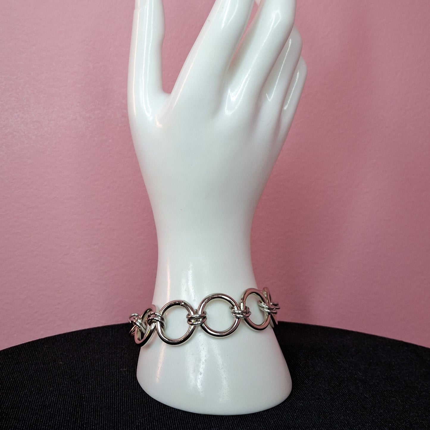 O-ring chainmail bracelet