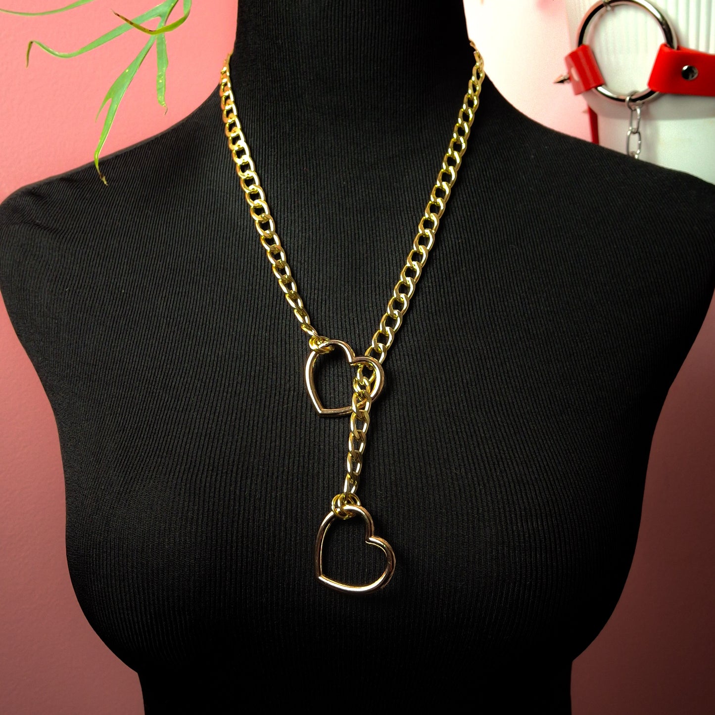 Slip chain necklace leash