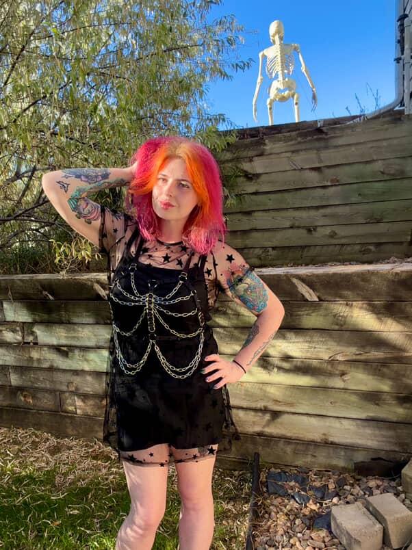 Pallas chest harness optional spikes