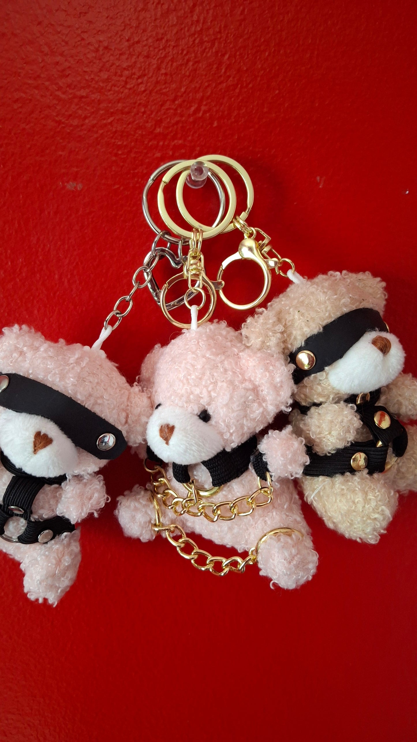 Bondage bear keychain