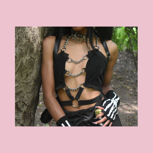 Hecate chain top sheer or opaque